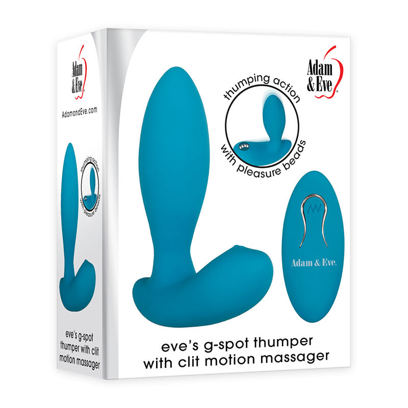 Adam & Eve G-Spot Thumper with Clit Motion Massager-(ae-wf-8140-2)