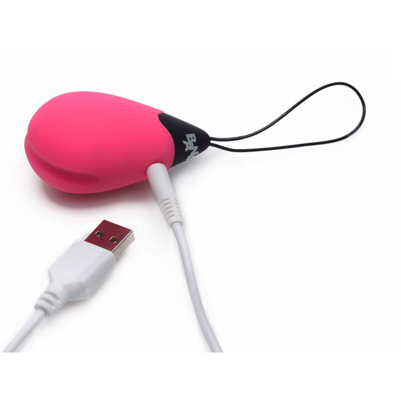 Bang!10X Vibrating Egg & Remote - Pink USB Rechargeable Egg with Wireless Remote
