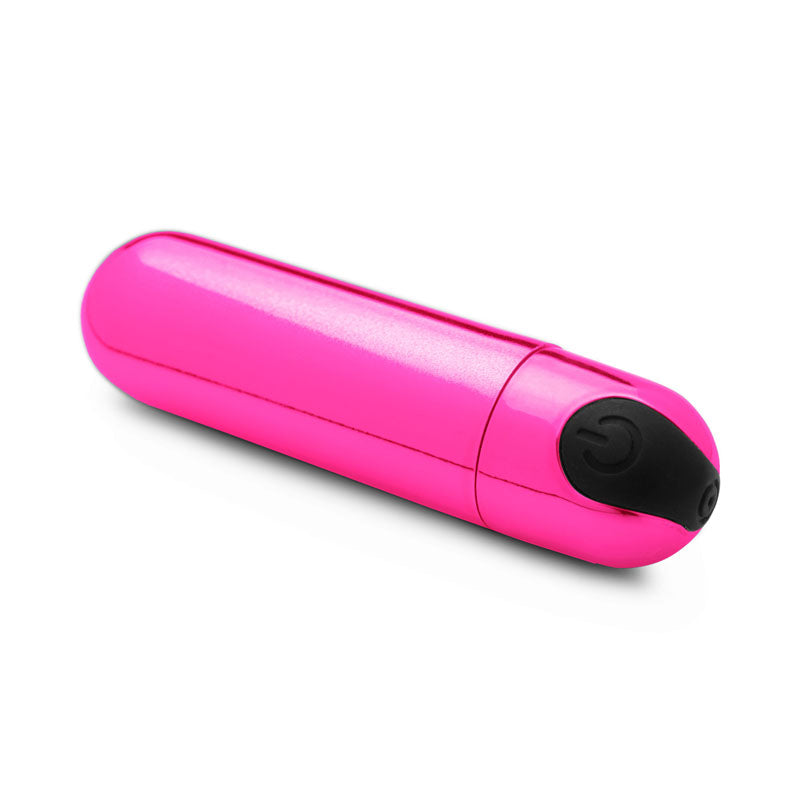 Bang! 10X Vibrating Metallic Bullet-(ag656-pink)