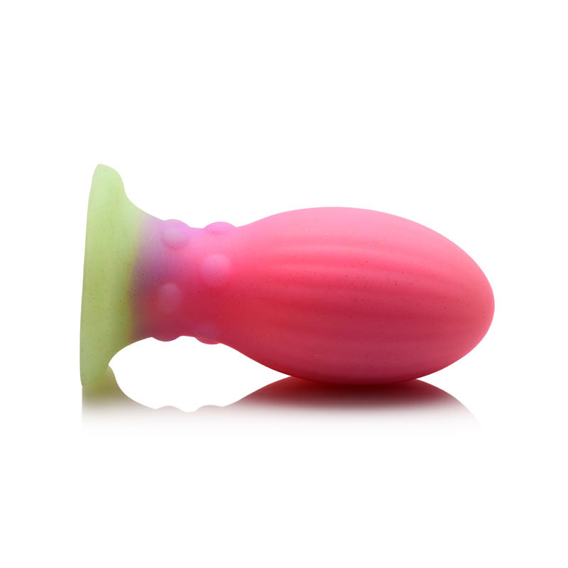 Creature Cocks Xeno Egg - Glow in Dark Pink 13.3 cm Large Fantasy Plug