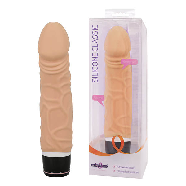 Silicone Classic - Flesh 17 cm (6.75'') Vibrator - Early2bed