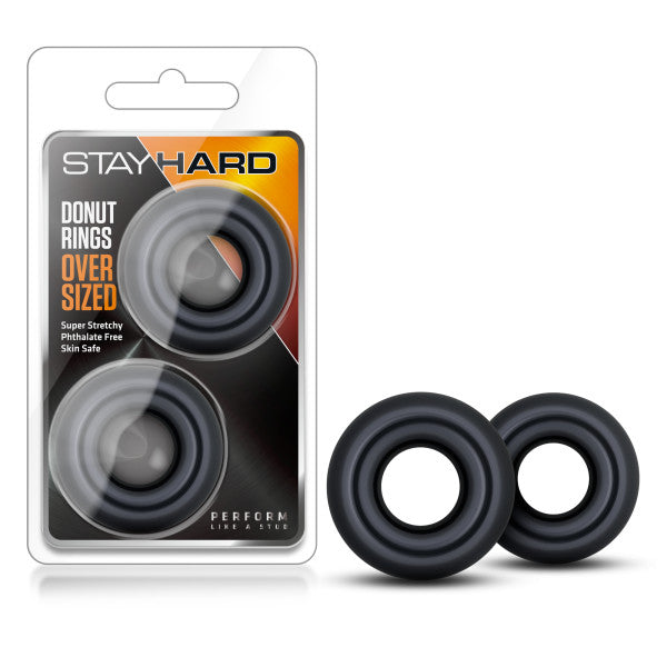 Stay Hard - Donut Rings Oversized-(bl-00989)