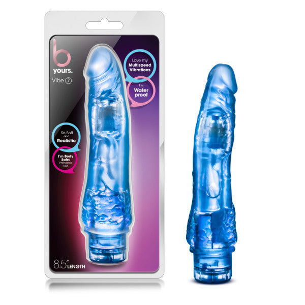B Yours - Vibe #7 - Blue 21.6 cm (8.5'') Vibrator - Early2bed