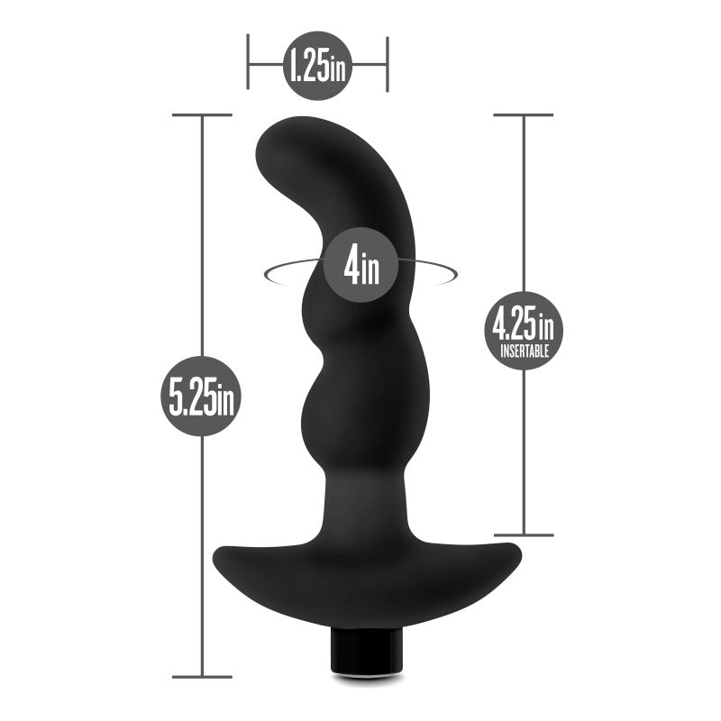 Anal Adventures Platinum Vibrating Prostate Massager 03-(bl-11635)