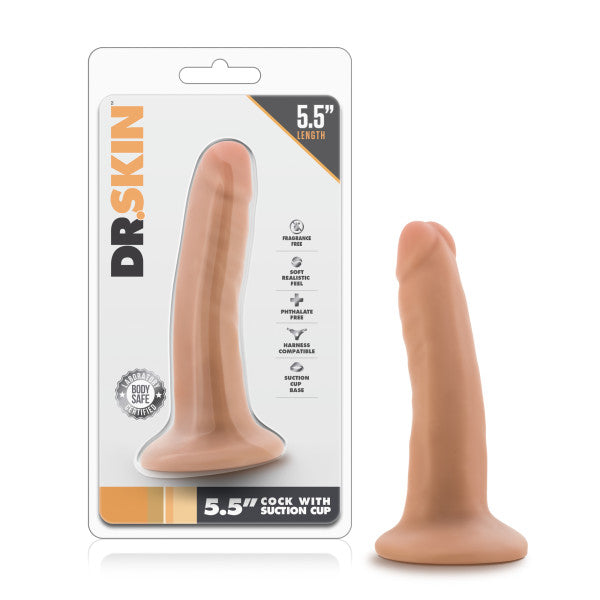 Dr. Skin 5.5'' Cock with Suction Cup-(bl-14503)