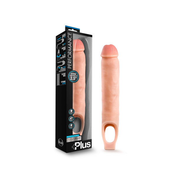 Performance Plus 11.5'' Silicone Cock Sheath Penis Extender-(bl-22693)