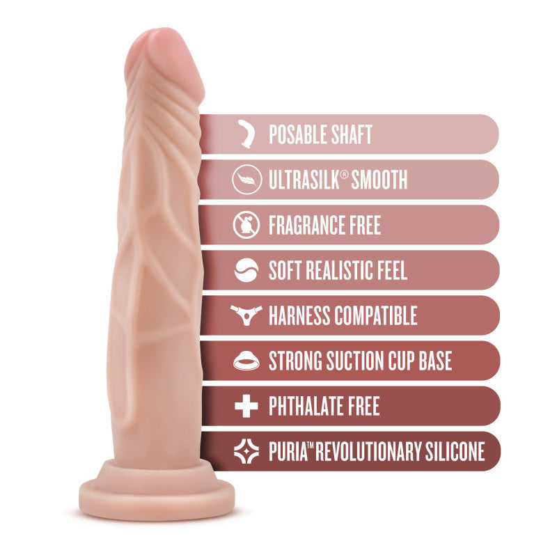 Dr. Skin Silicone Dr. Carter - Flesh 17.8 cm Dong