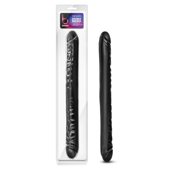 B Yours - 18'' Double Dildo - Black 45.7 cm (18'') Double Dong - Early2bed