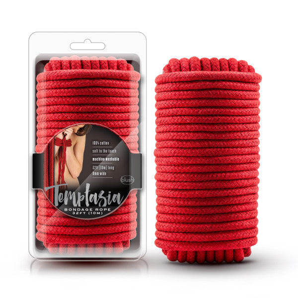 Temptasia Bondage Rope - Red - 10 metre length - Early2bed