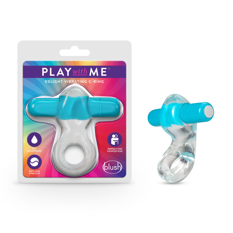 Play With Me Delight Vibrating C-Ring-(bl-74302)