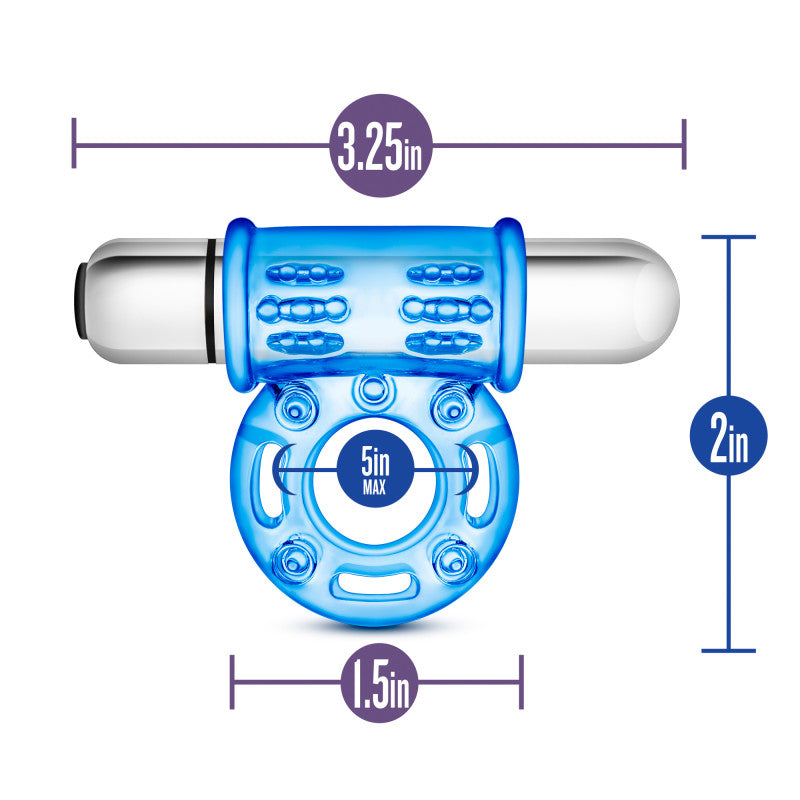 Stay Hard 10-Function Vibrating Bull Ring-(bl-77902)