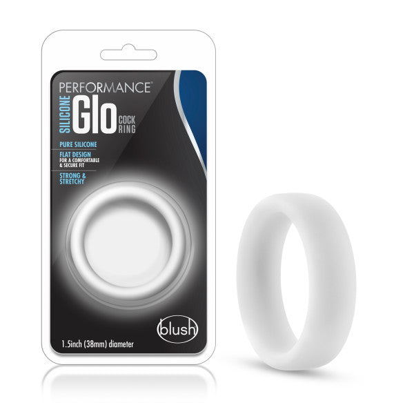 Performance Silicone Glo Cock Ring - Glow in the Dark Cock Ring - Early2bed