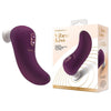 Bodywand Vibro Kiss - Purple USB Rechargeable Stimulator with Suction & Vibration