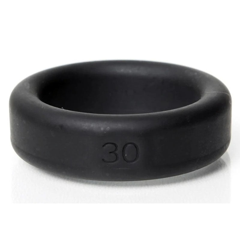 Boneyard Silicone Ring 30mm - Black 30 mm Cock Ring
