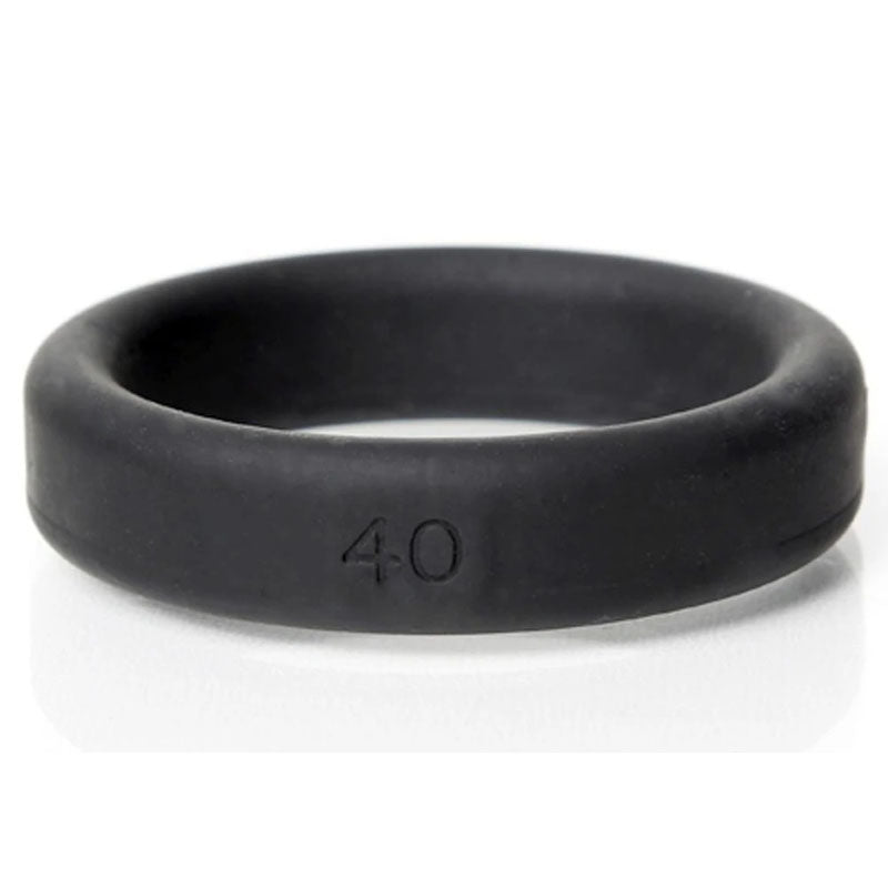 Boneyard Silicone Ring 40mm - Black 40 mm Cock Ring
