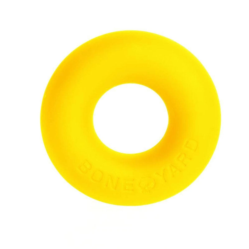 Boneyard Ultimate Silicone Cock Ring Yellow - Yellow 50mm Cock Ring