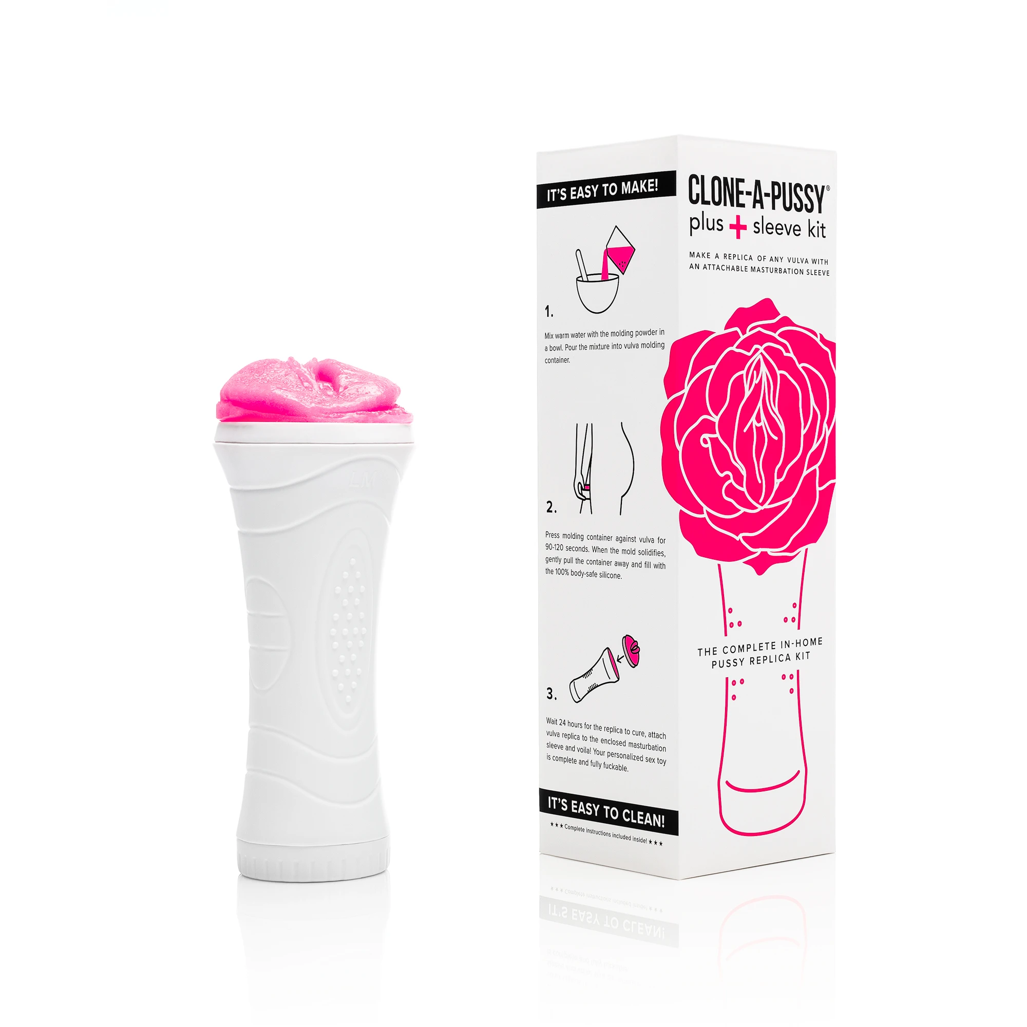 Clone A Pussy Plus+ Silicone Casting Kit Hot Pink Casting Kit