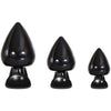 Load image into Gallery viewer, Evolved Anal Delights - Black Butt Plugs - Set of 3 Sizes