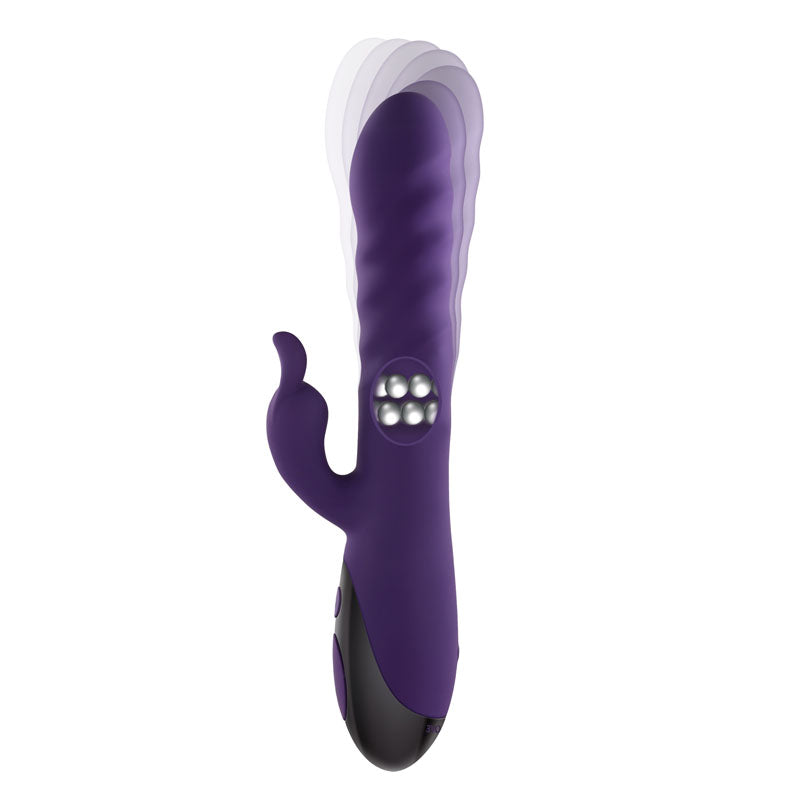 Evolved RASCALLY RABBIT - Purple 22.9 cm USB Rechargeable Rabbit Vibrator - EN-RS-9345-2