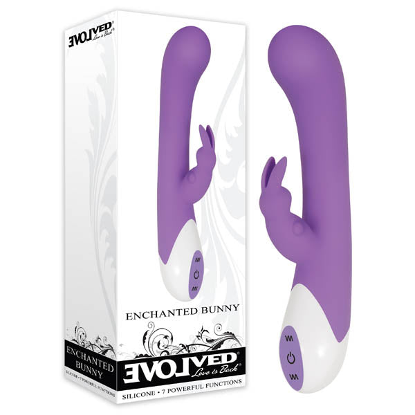 Evolved Enchanted Bunny - Purple 19 cm (7.5'') Rabbit Vibrator