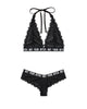 Load image into Gallery viewer, Not Your Bitch Bralette and Cheeky Panty Set - Black - Med/Large