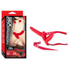 Sex Companion - Red 17 cm (6.5'') Strap-On with 10 cm (4'') Vaginal Plug - Early2bed