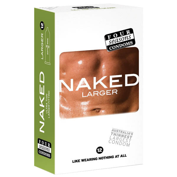 Naked Larger Fitting Condoms-(for070)