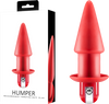 Humper Rechargeable Vibrating Butt Plug (Red) 3.5''