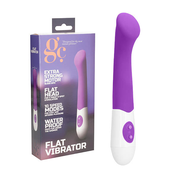 GC. Flat Vibrator - Purple 19 cm Vibrator GC. Flat Vibrator - Purple 19 cm Vibrator