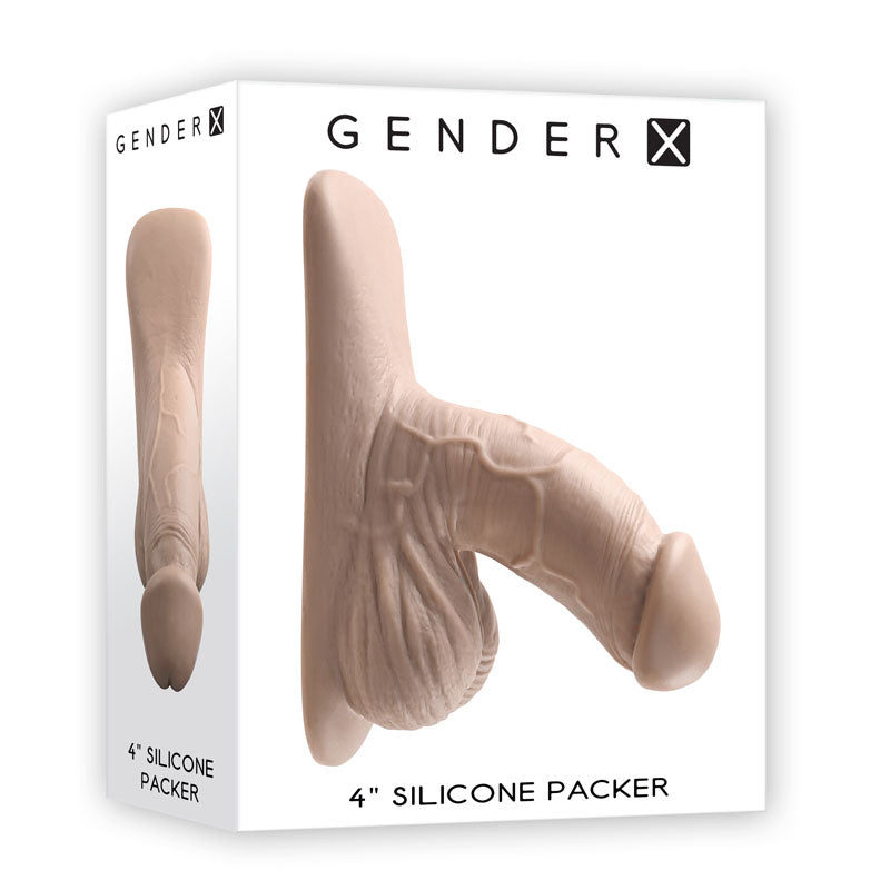 Gender X 4'' SILICONE PACKER LIGHT-(gx-pk-0969-2)