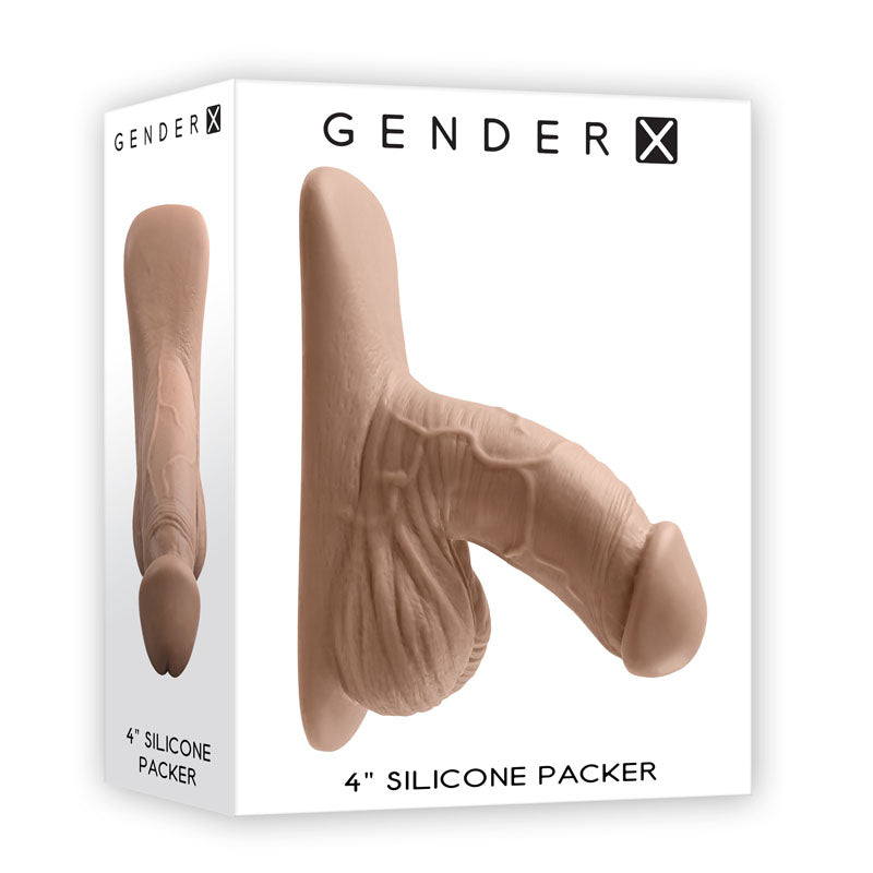 Gender X 4'' SILICONE PACKER MEDIUM-(gx-pk-2529-2)