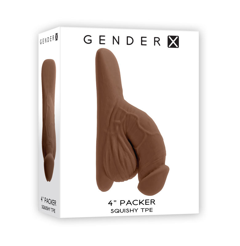Gender X 4'' PACKER - Dark-(gx-pk-2550-2)