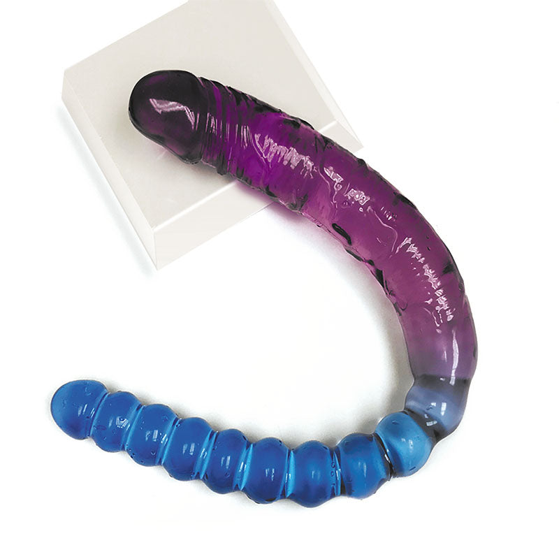 Shades 17'' Jelly TPR Double Dong-(ic1307)