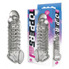 The 9's Toppers Open Ended - Clear Penis Extension Sleeve - IC2675-2