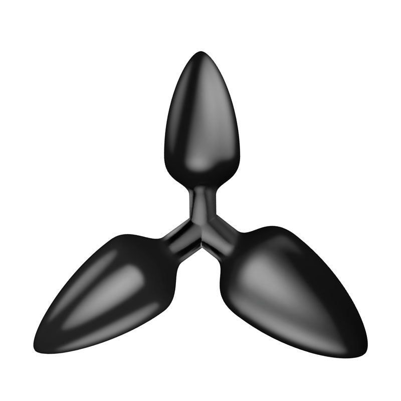 The 9's Triad 3 Way Butt Plug-(ic2694)