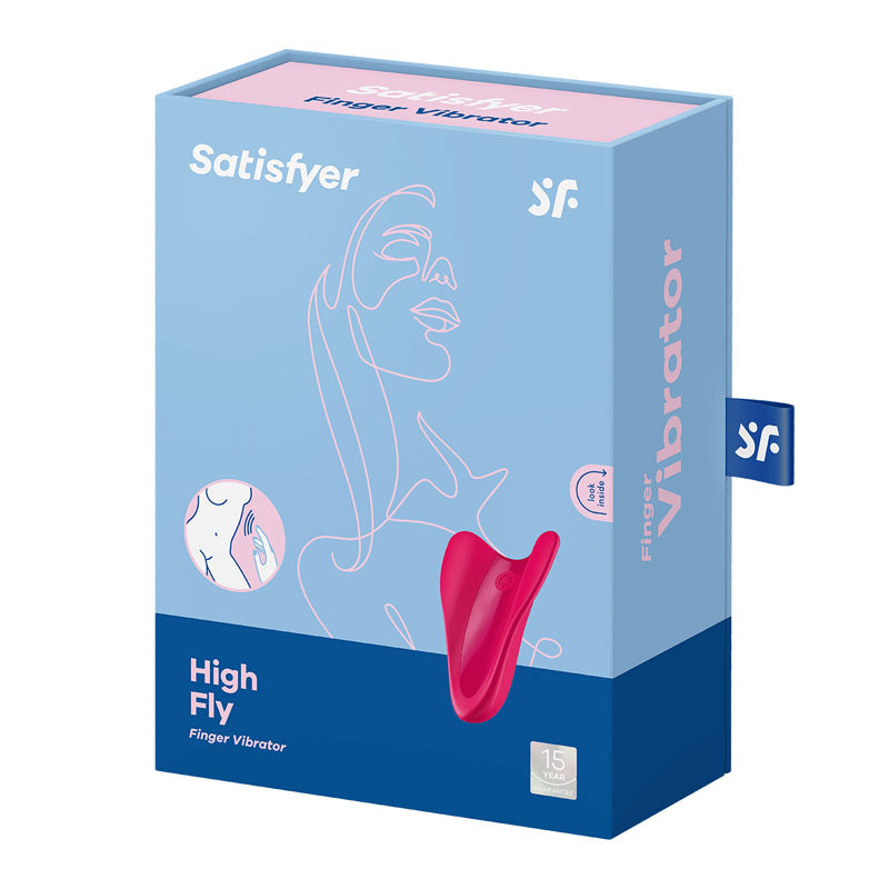 Satisfyer High Fly - Red USB Rechargeable Finger Stimulator - J2018-120-2