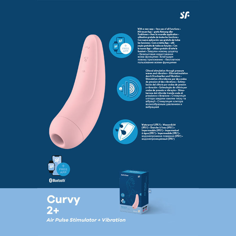 Satisfyer Curvy 2+ - Clitoral Stimulator - (j2018-81-3)
