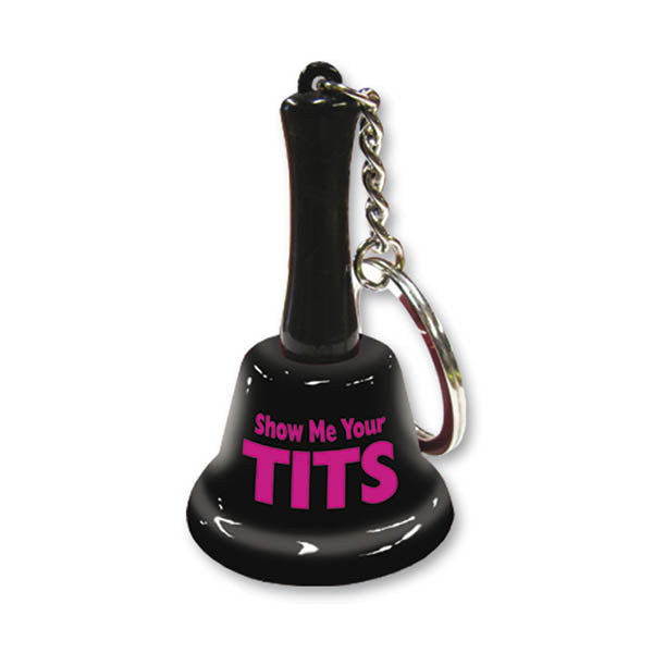 Show Me Your Tits Keychain Bell - Novelty Keychain - Early2bed