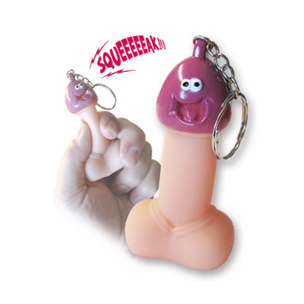 Squeaky Pecker Keychain - Novelty Keychain - Early2bed