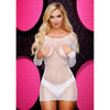 Lapdance Centre Stage Mini Dress - White-(lc-14-wht)