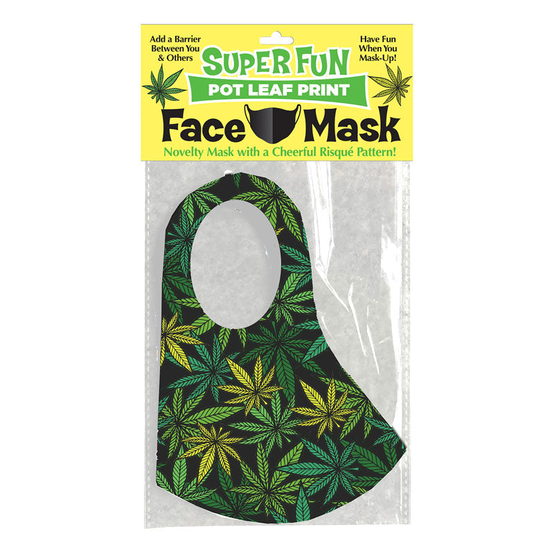 Super Fun POT LEAF Mask-(lgcp.1017)