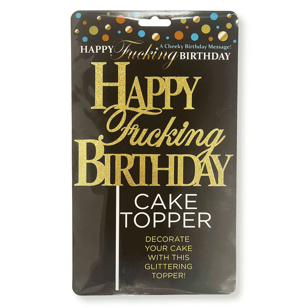 Happy F*cking Birthday Cake Topper-(lgcp.1107)