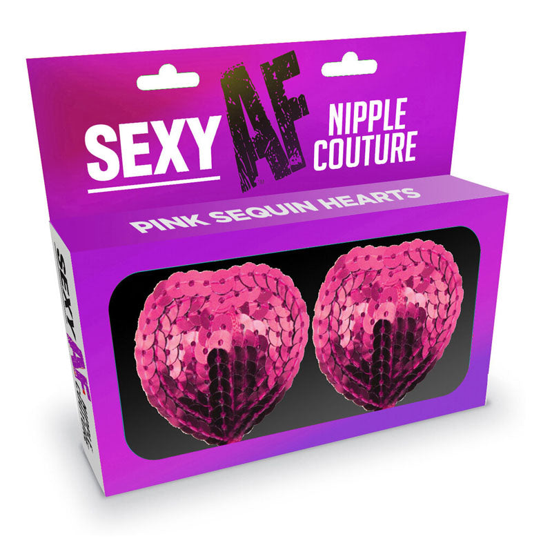 Sexy AF - Nipple Couture Pink Hearts-(lgnv.202)
