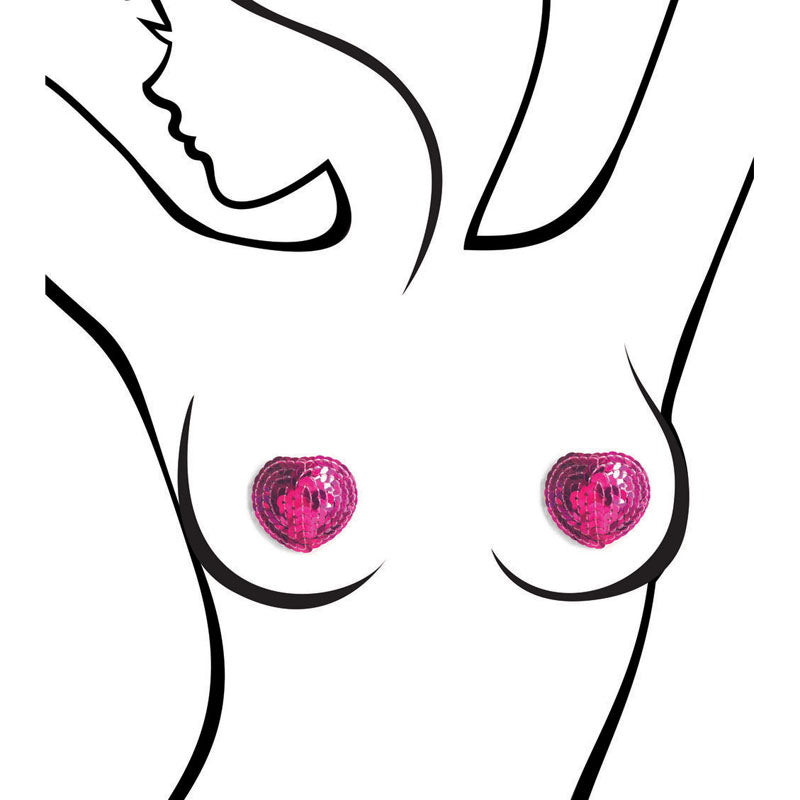 Sexy AF - Nipple Couture Pink Hearts-(lgnv.202)