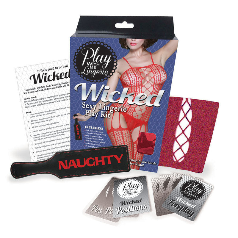 Play With Me - Wicked Lingerie Set-(lgpwm.009)