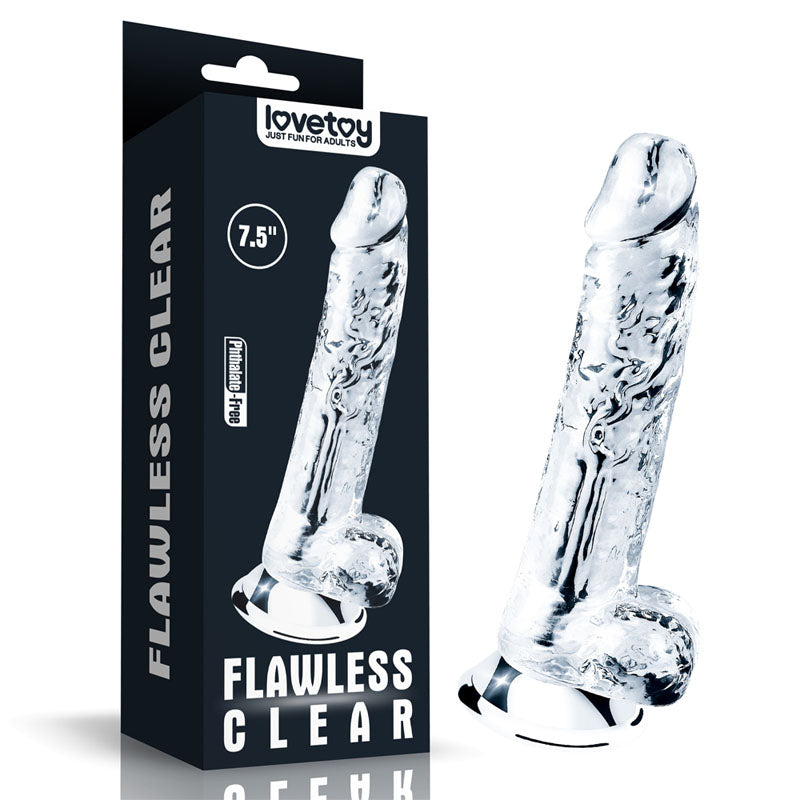 Flawless Clear Dildo 7.5''-(lv310016)