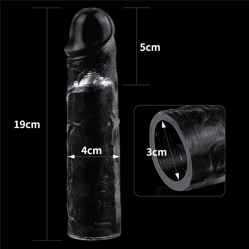 Flawless Clear Penis Sleeve 2''-(lv314014)