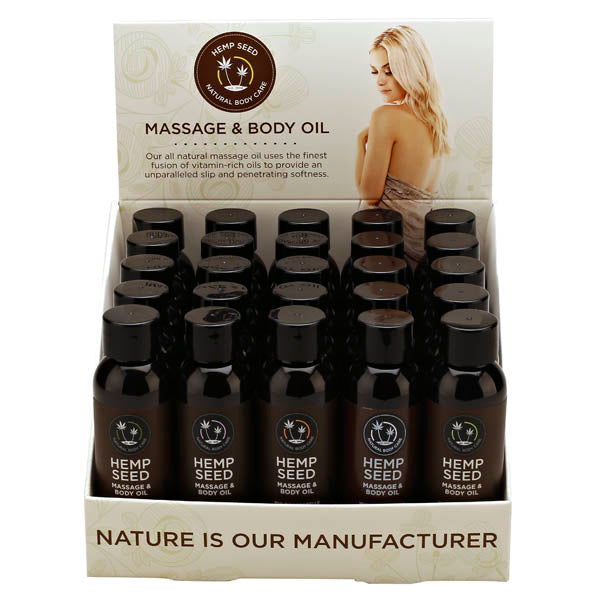 Hemp Seed Massage & Body Oil-(mas202)