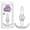 Jelly Rancher Wave T-Plug - Clear 9.7 cm (3.8'') Butt Plug