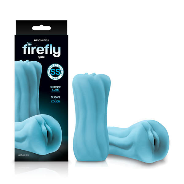 Firefly Yoni - Glow in Dark Blue Vagina Stroker - Early2bed